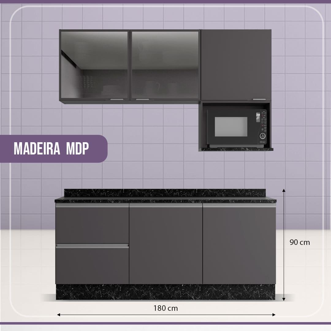 Cozinha Compacta Bartira Linea