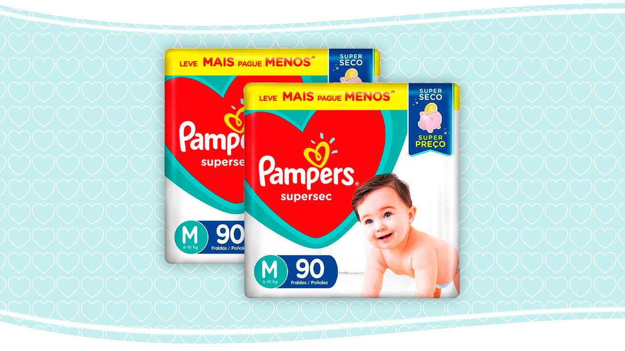 Fralda Pampers Supersec