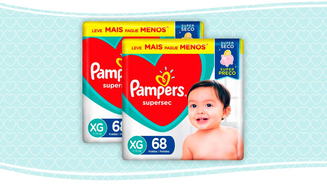 Fralda Pampers Supersec