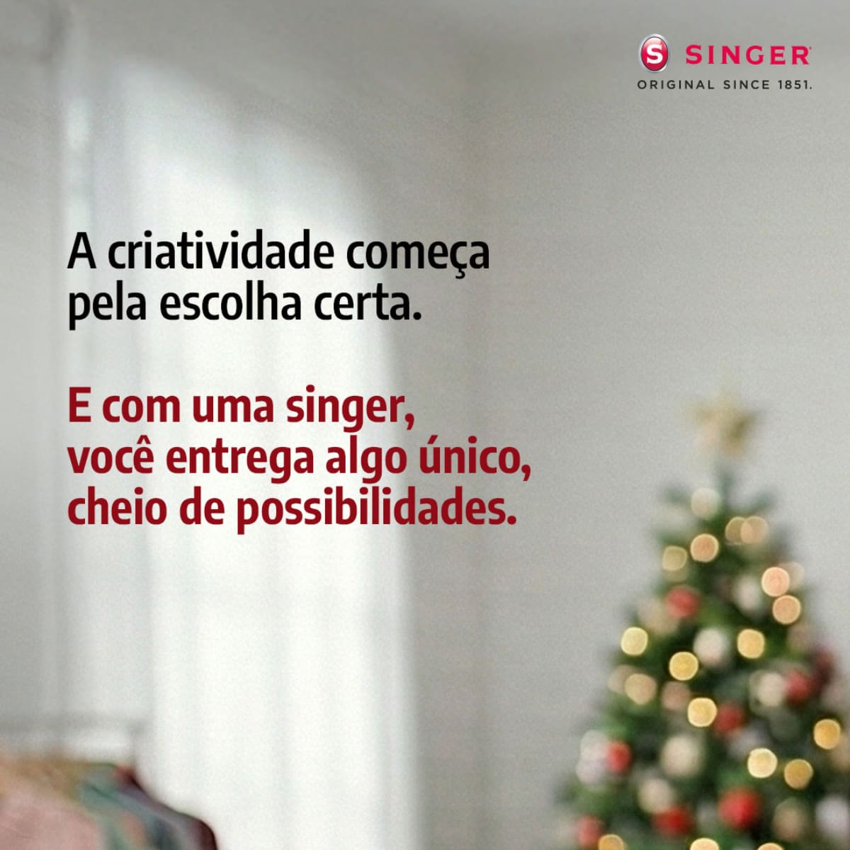 Promoção de Natal Singer 2025