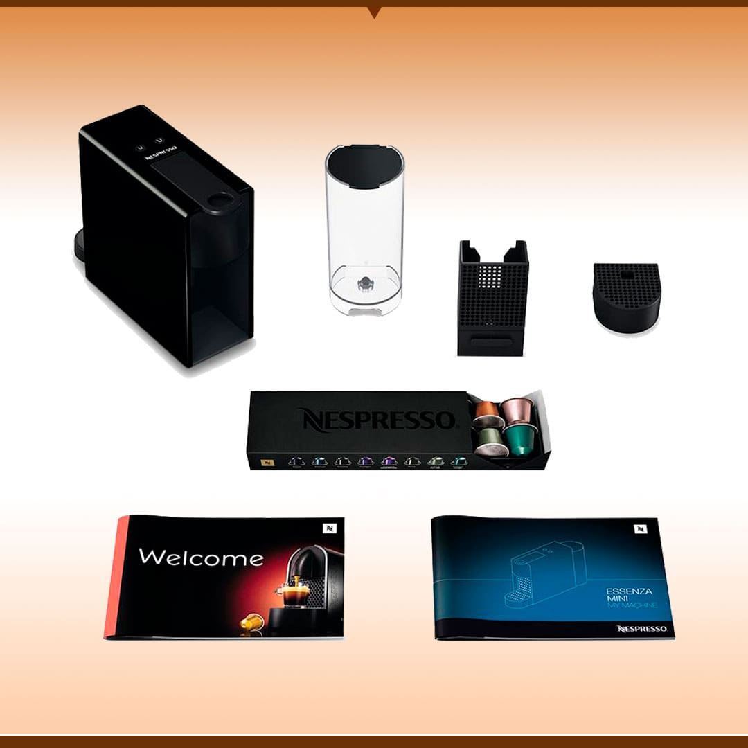 Máquina Café Nespresso Essenza Mini C30 kit boas-vindas