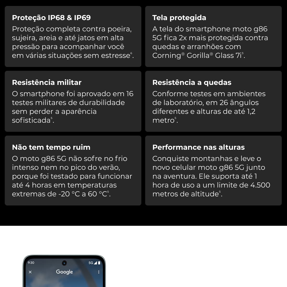 Smartphone Motorola Moto g86 5G 256GB