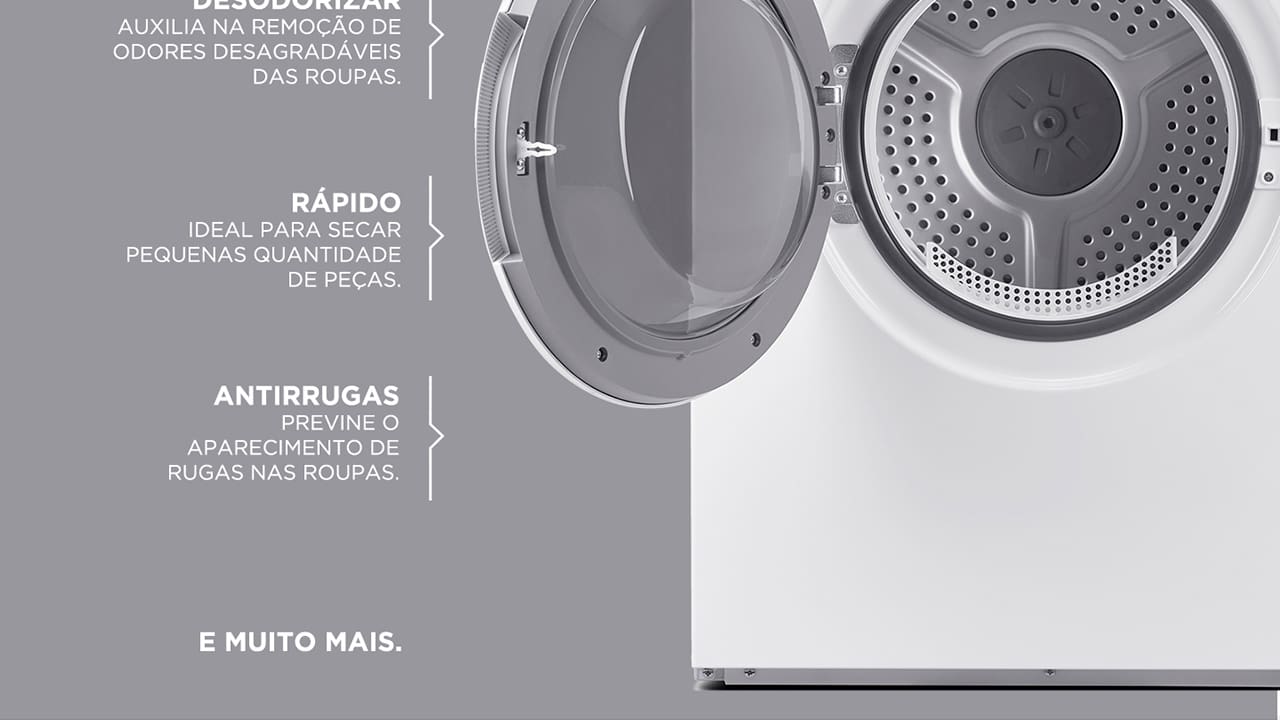 Secadora de Roupas Midea HealthGuard 11,2 kg Branca