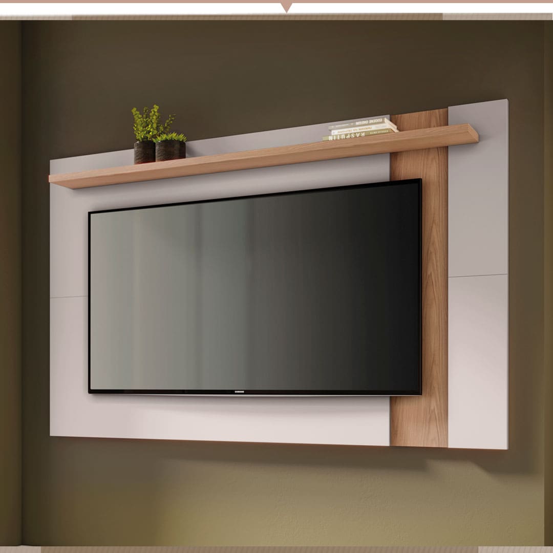 Painel Colibri Leme com prateleira superior