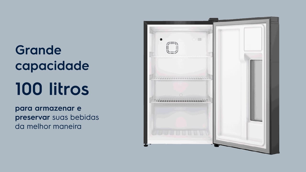 CERVEJEIRA 100L ELECTROLUX EB100 220V PRETO 220V