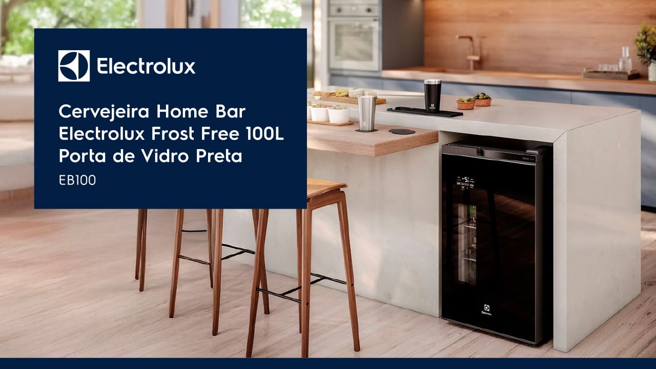 CERVEJEIRA 100L ELECTROLUX EB100 220V PRETO 220V