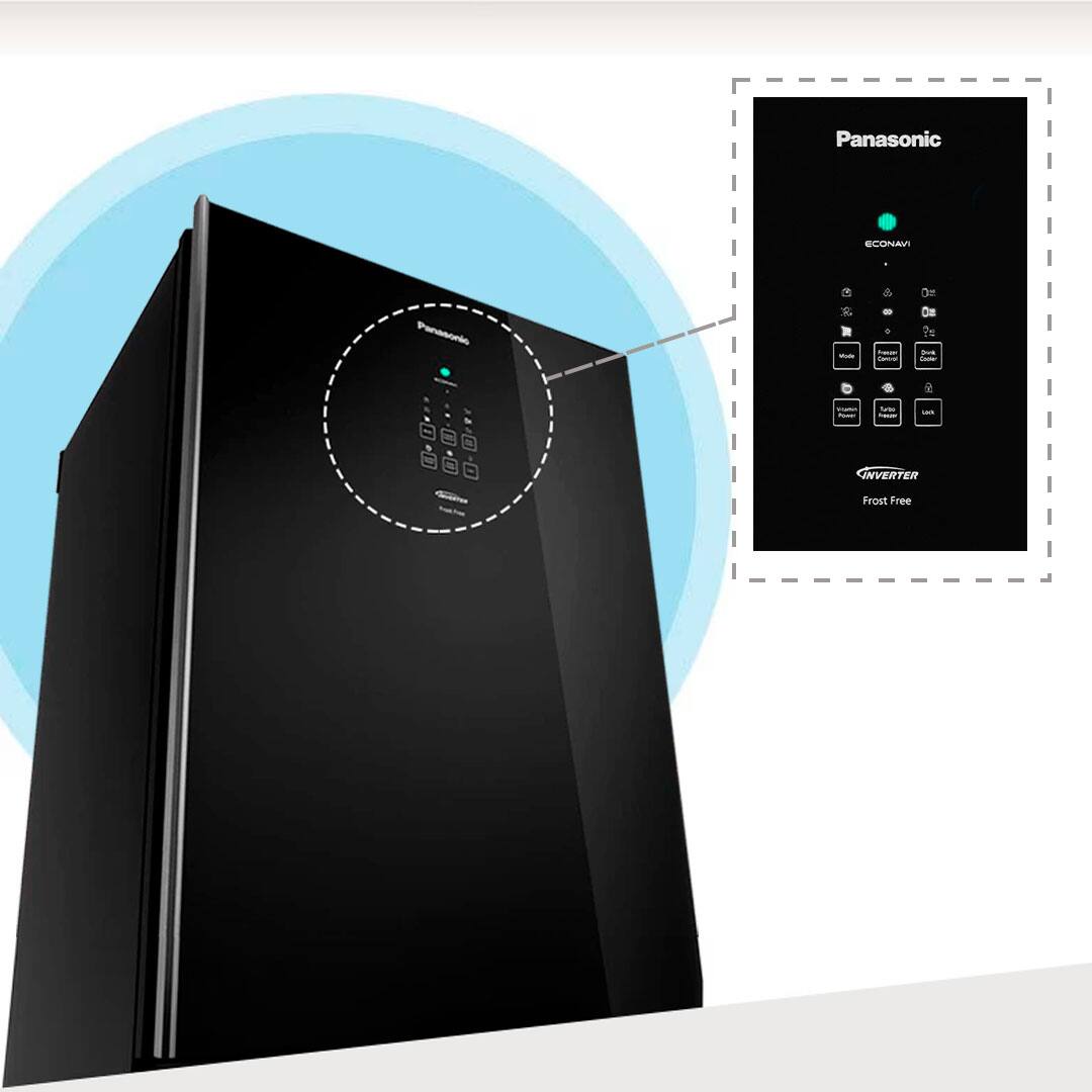 Geladeira Panasonic NR-BB53GV3B Frost Free com Porta | Extra