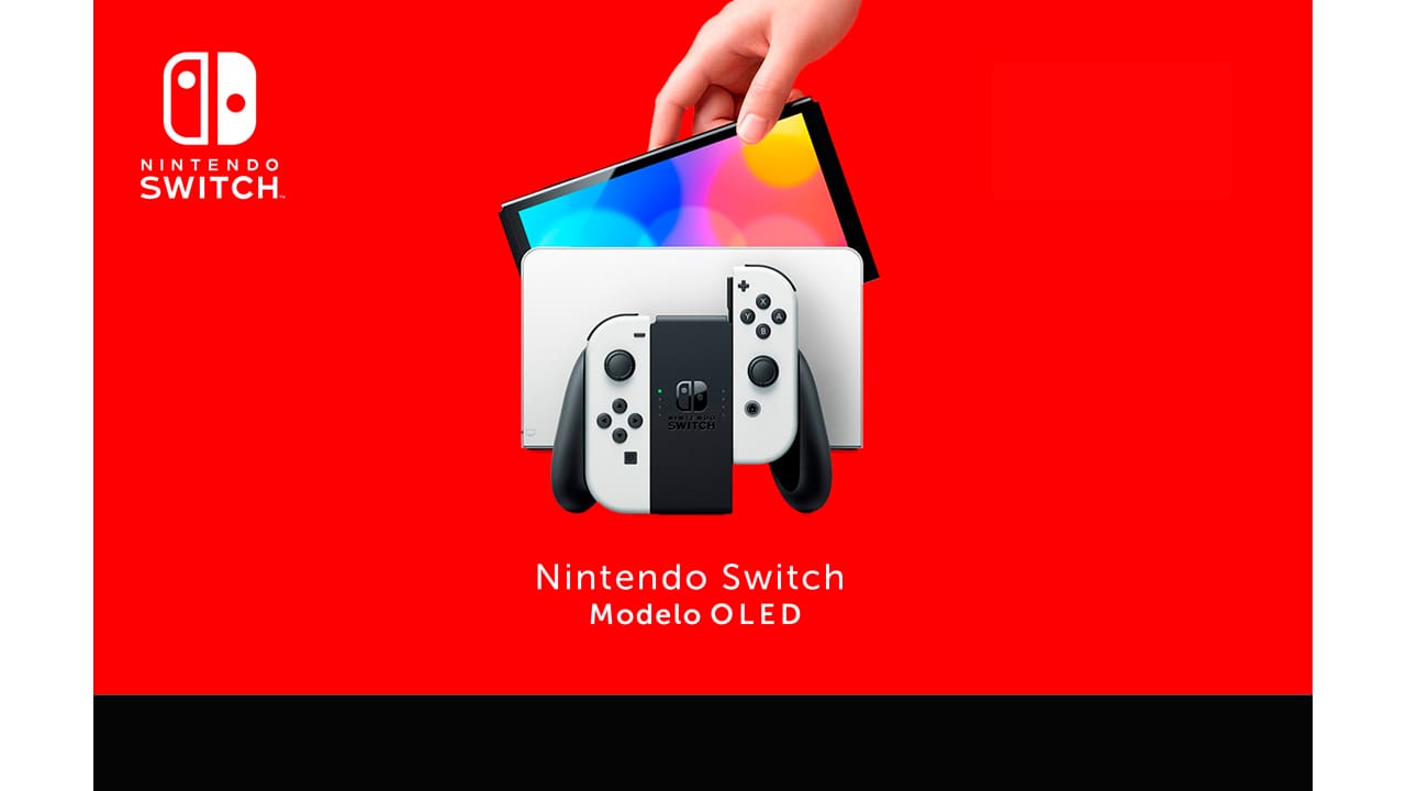 Nintendo Switch OLED 64GB Standard cor branco e preto