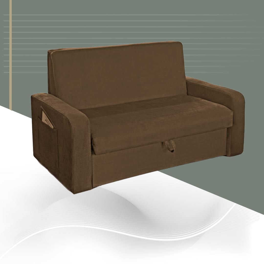Sofá Cama 2 lugares Matrix Motta Baú
