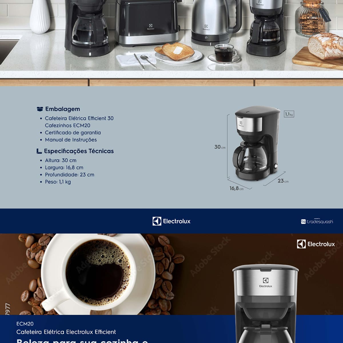 Cafeteira Elétrica Electrolux Efficient ECM20