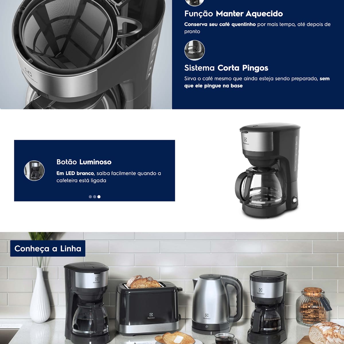 Cafeteira Elétrica Electrolux Efficient ECM20