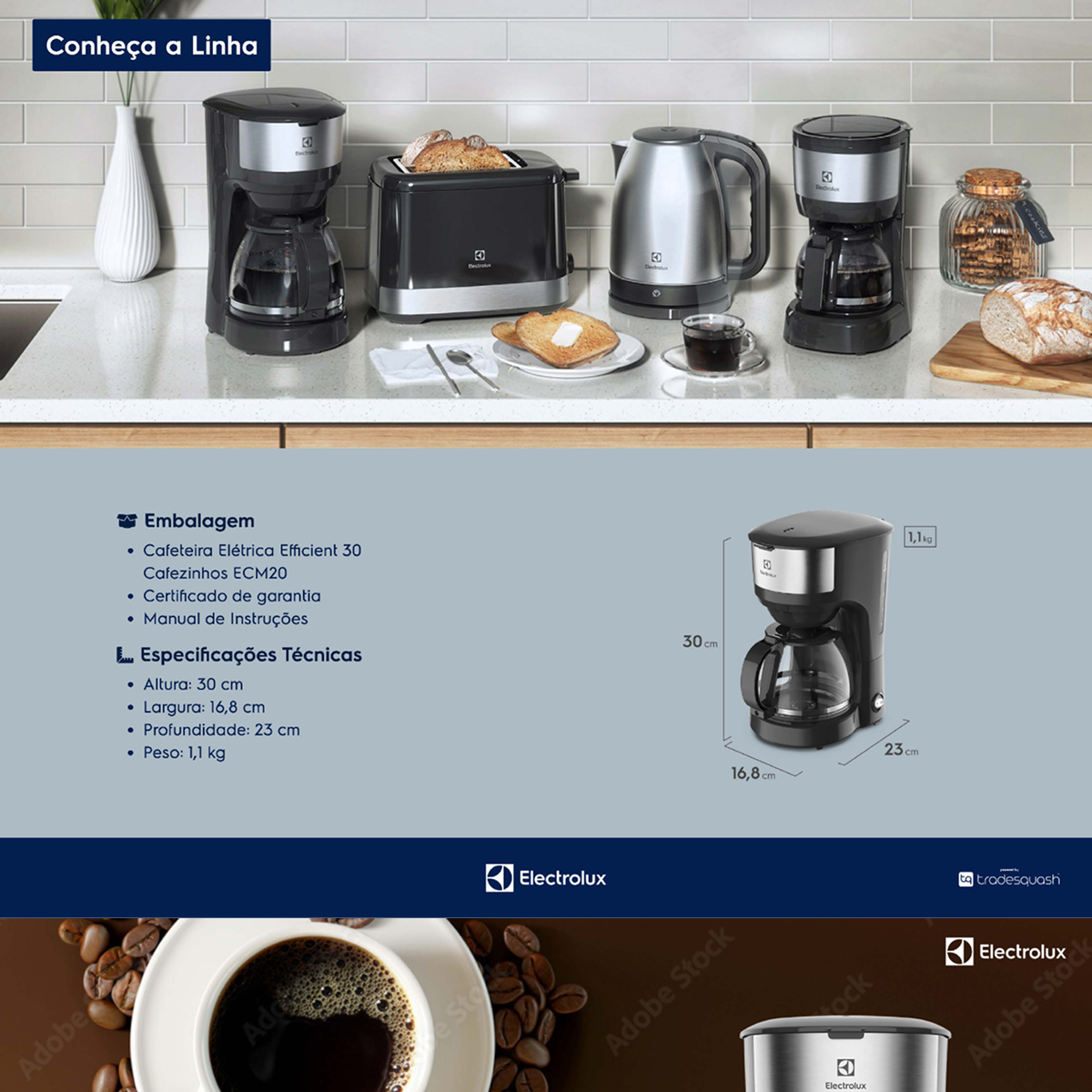 Cafeteira Elétrica Electrolux Efficient ECM20