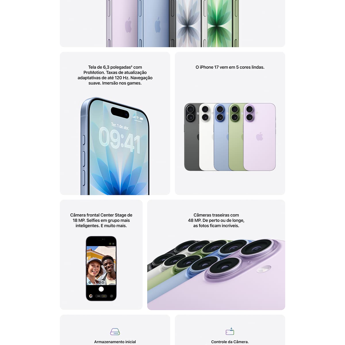 Apple iPhone 17 256GB 6,3" 48MP