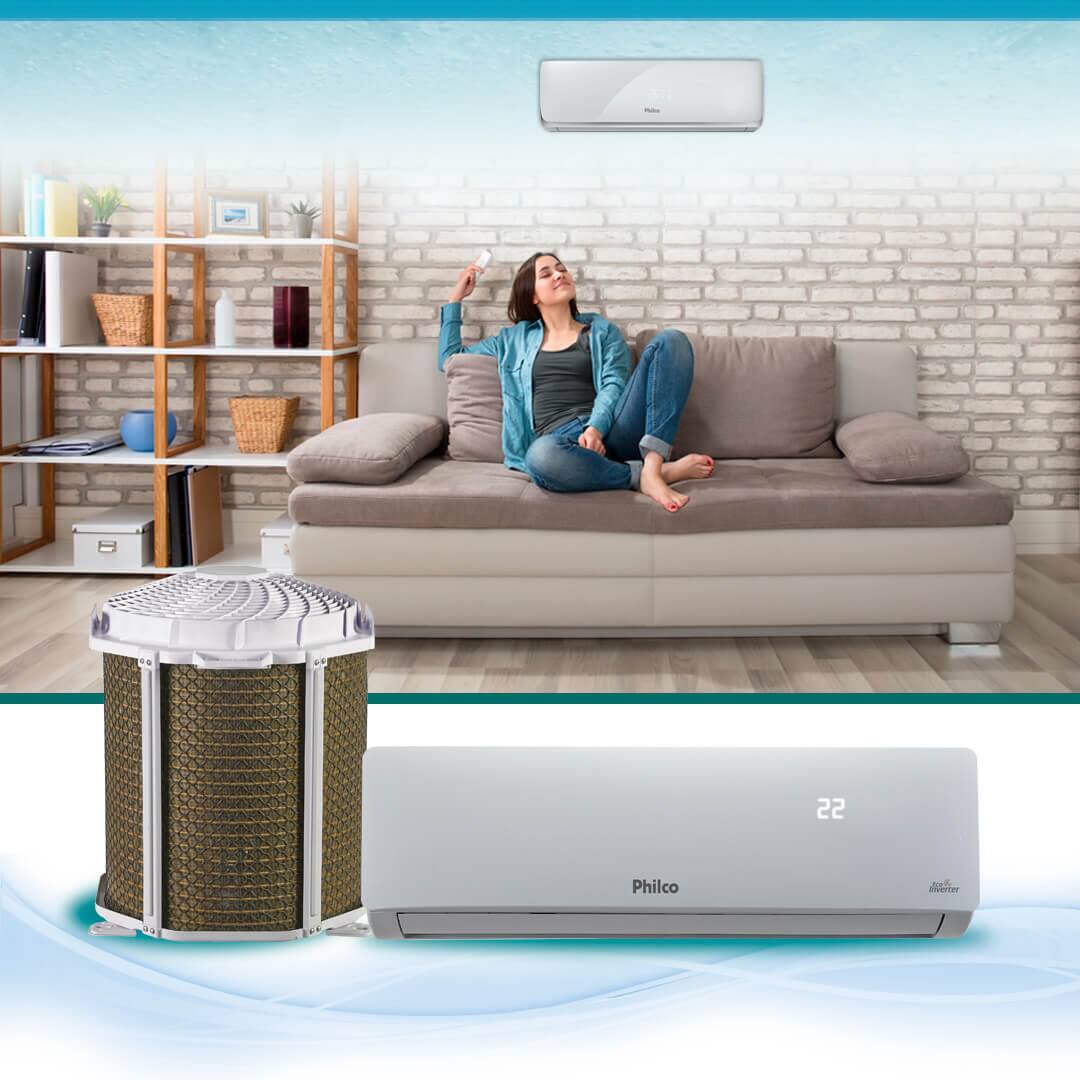 Ar-Condicionado Split Philco Eco Inverter PAC12000ITFM9W Frio 12.000 BTUs