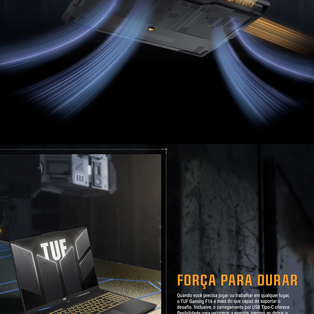 Notebook Gamer 16” Asus TUF Gaming F16 FX607VJ-RL002 Intel Core 5 210H