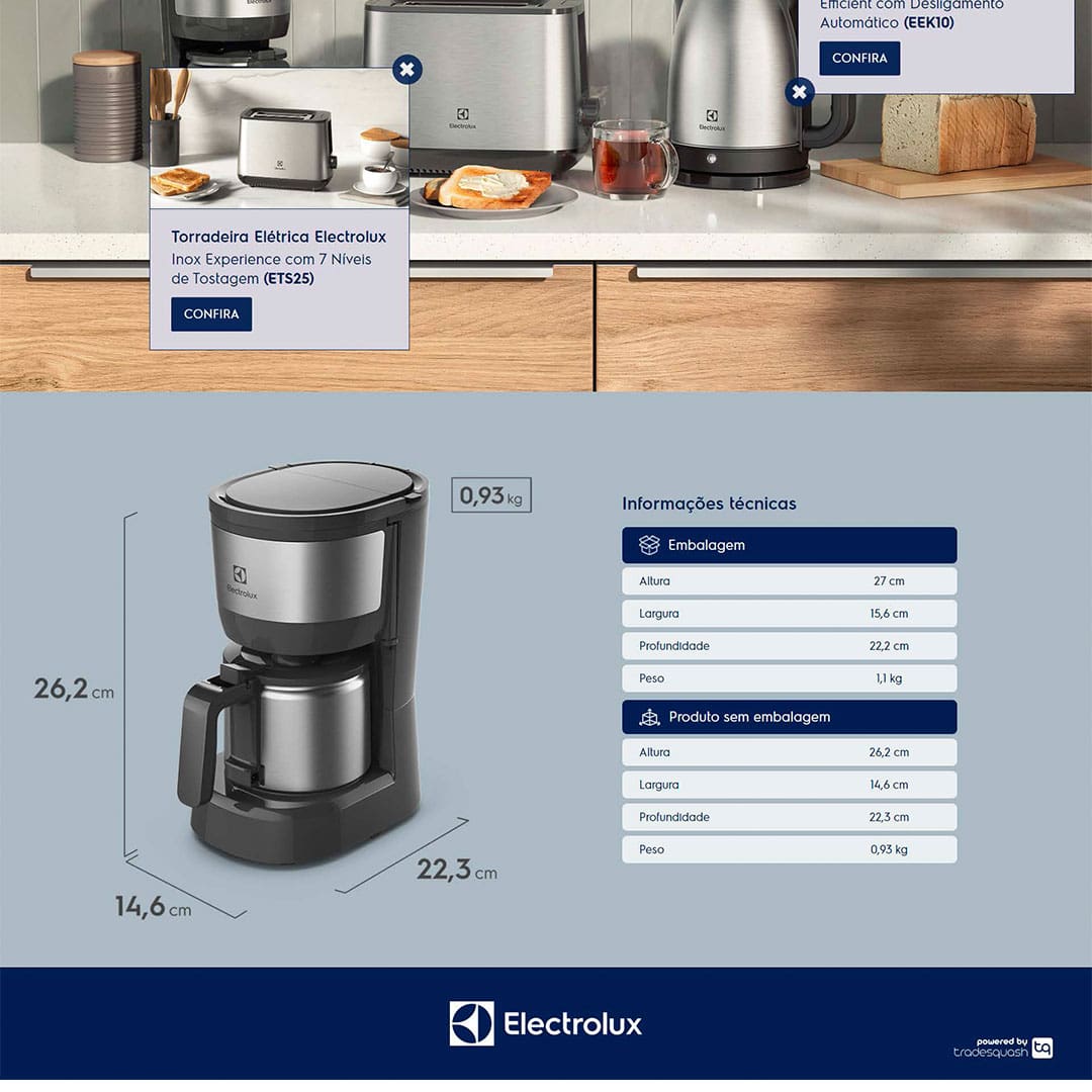 Cafeteira Elétrica Electrolux Efficient ECM12