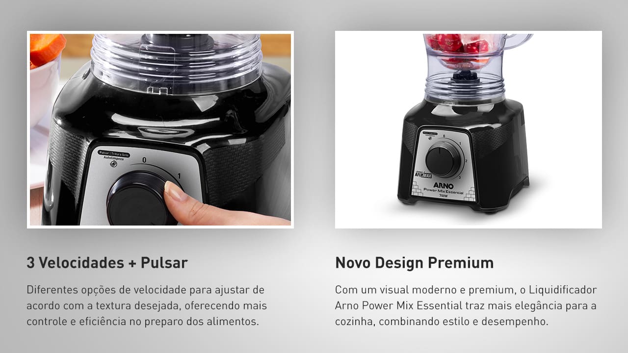 Liquidificador Arno Power Mix Essential LQ19 700W