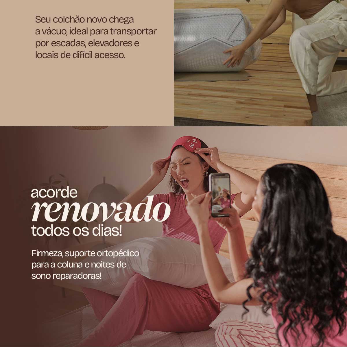 Colchão Casal A Vácuo Ortopédica bf Colchões