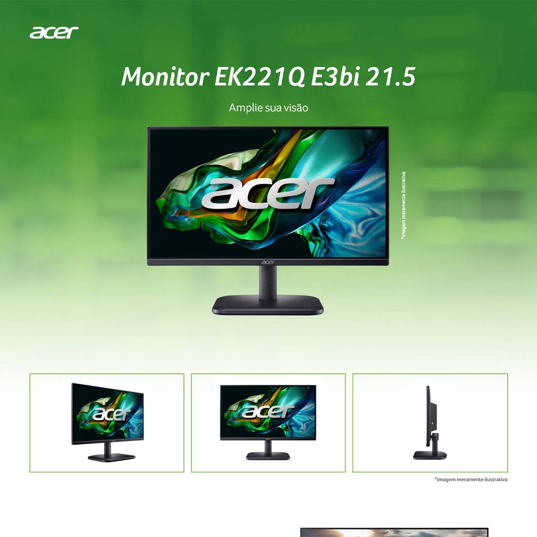 Monitor 21.5” Acer EK1series EK221Q E3bi