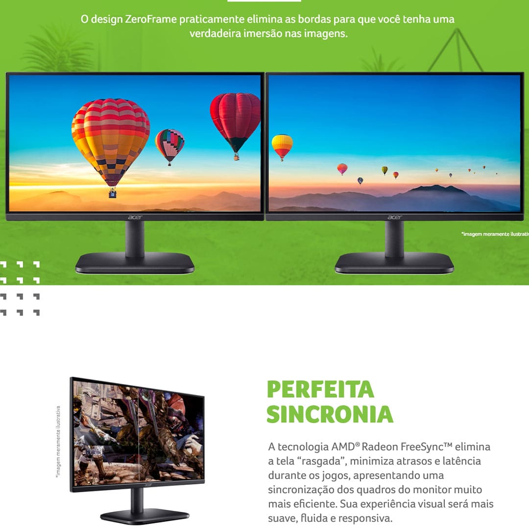 Monitor 21.5” Acer EK1series EK221Q E3bi