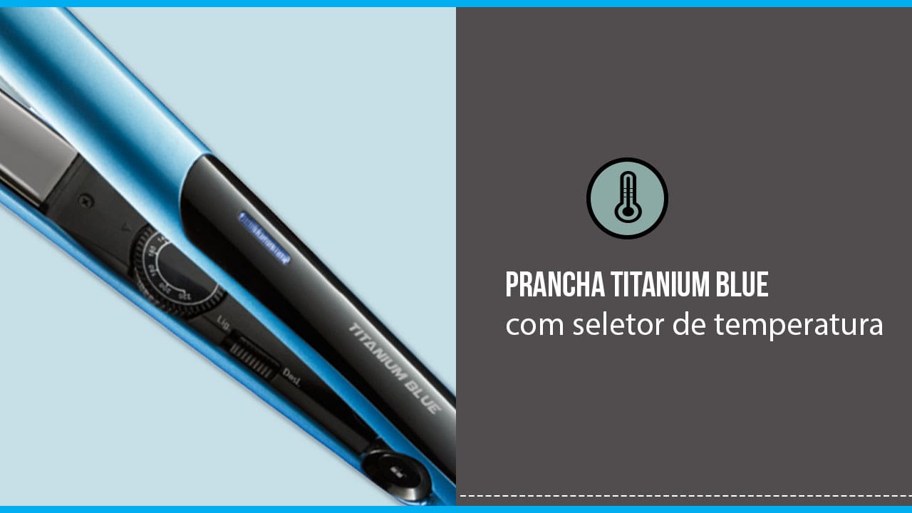 Chapinha Britânia Titanium Blue cordão giratório