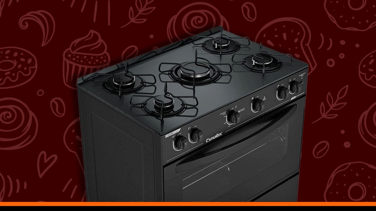 Porta do forno com vidro duplo