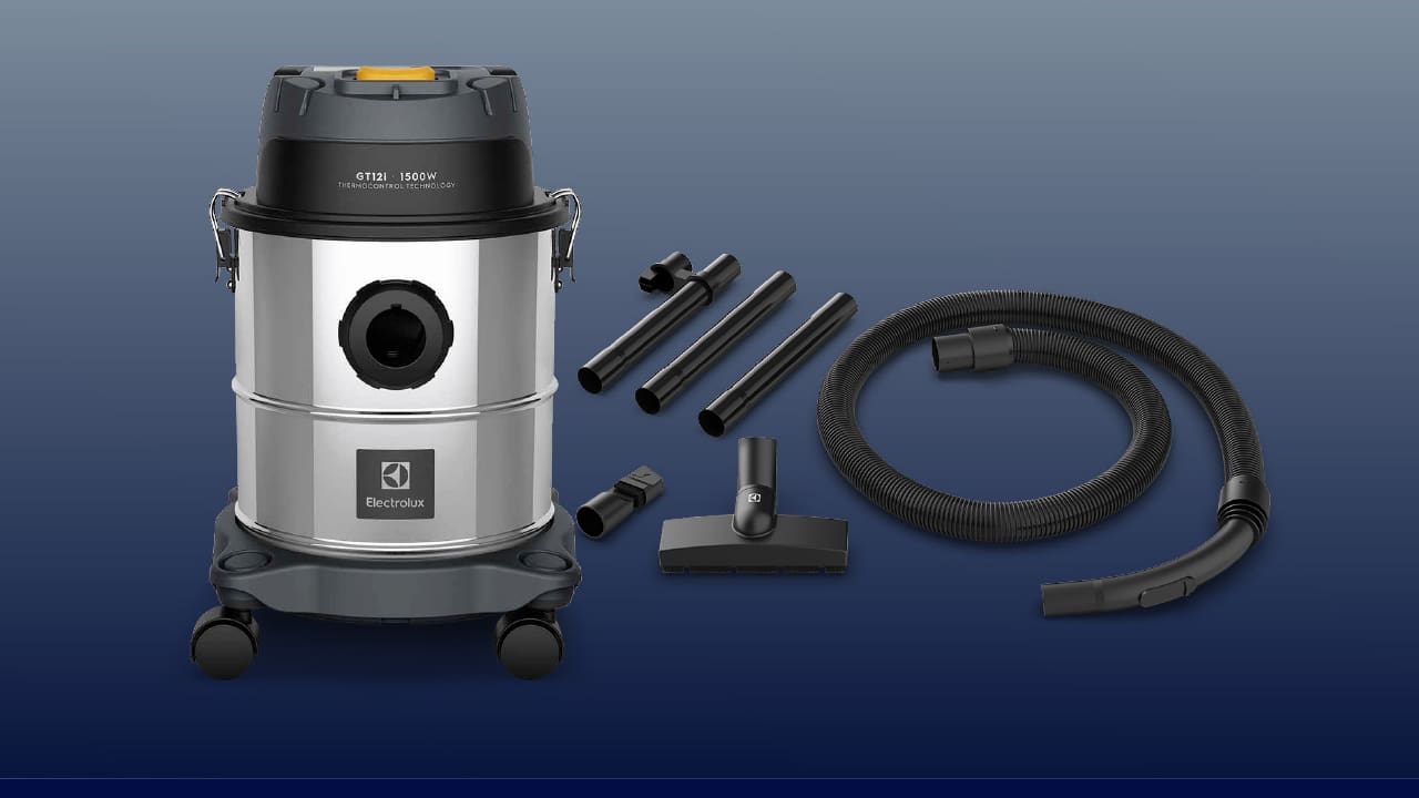 Aspirador de Pó e Água Electrolux GT12i Inox 12L