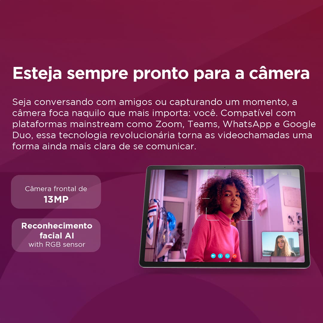Tablet Lenovo P12 com Tela 12.7”