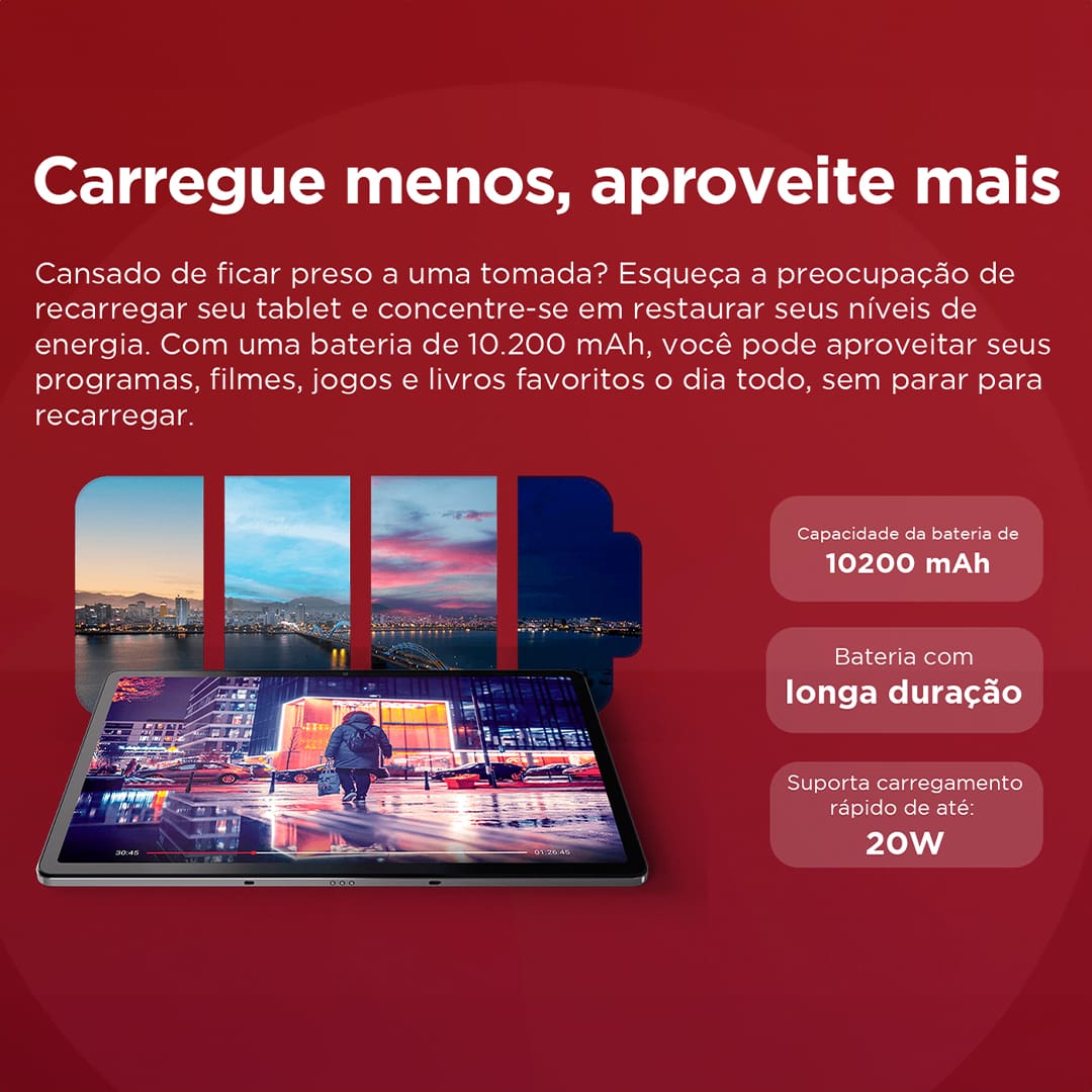 Tablet Lenovo P12 com Tela 12.7”