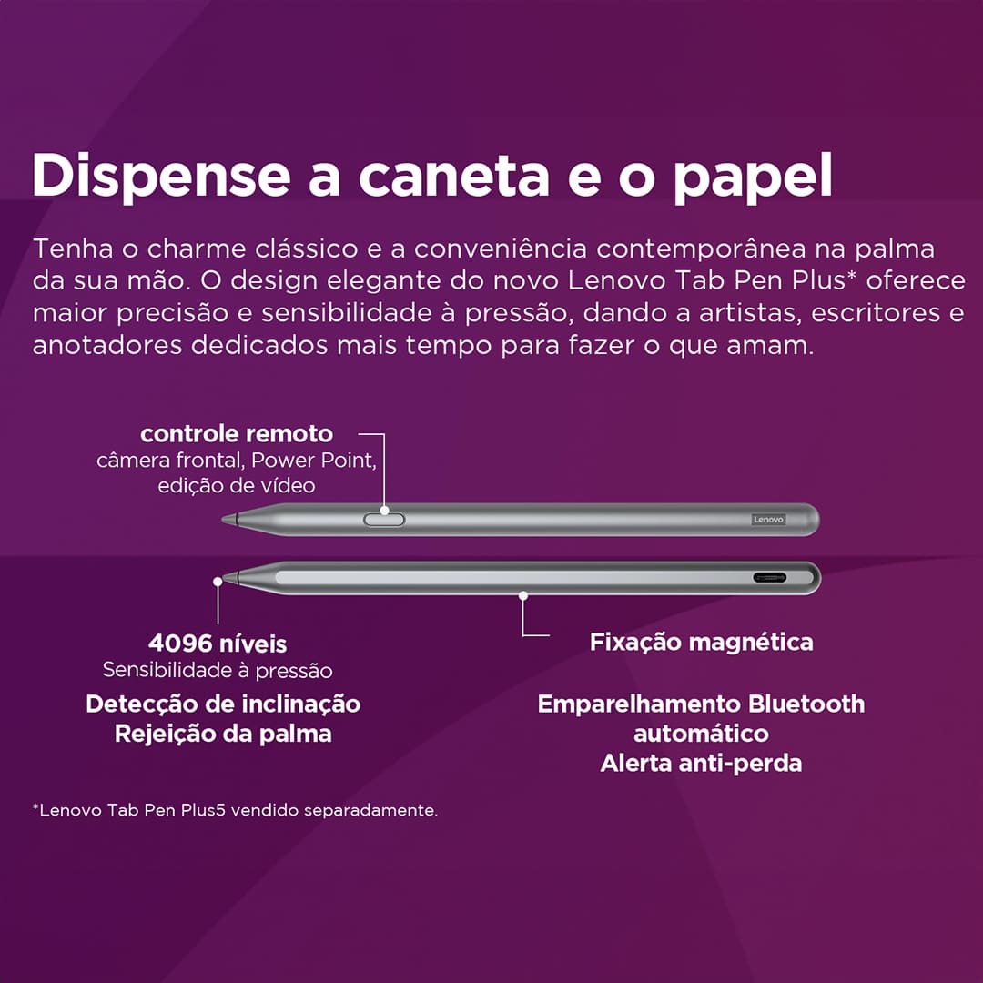 Tablet Lenovo P12 com Tela 12.7”