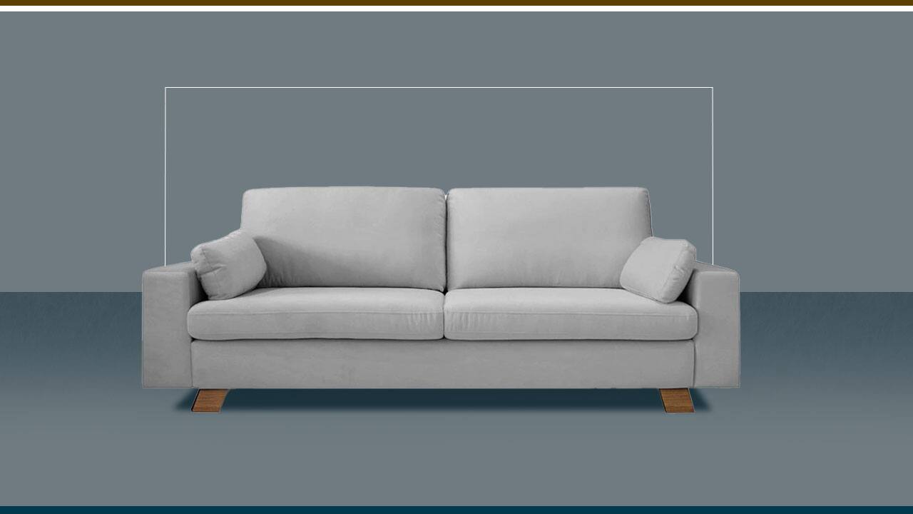 Sofá 3 Lugares Gralha Azul Agra em Ponto