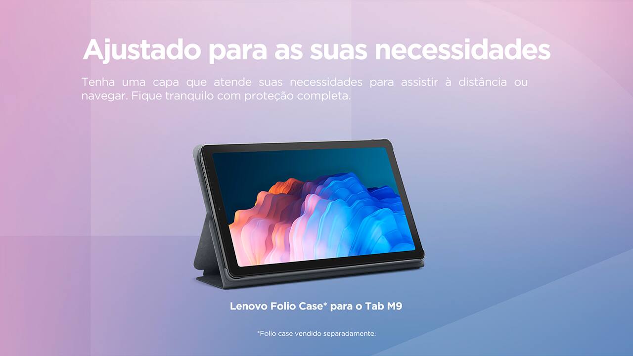 Tablet Lenovo M9 com Tela 9" WVA, 64GB, Ponto