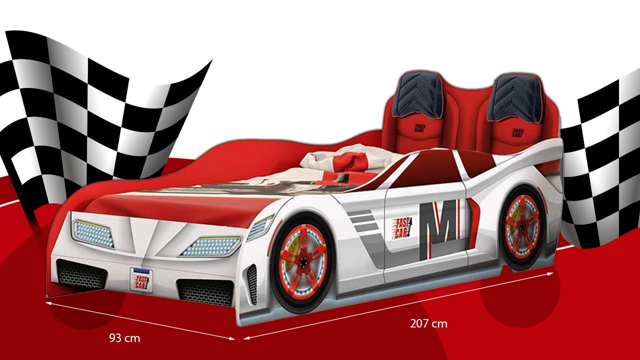 Cama Fast Car detalhe almofada