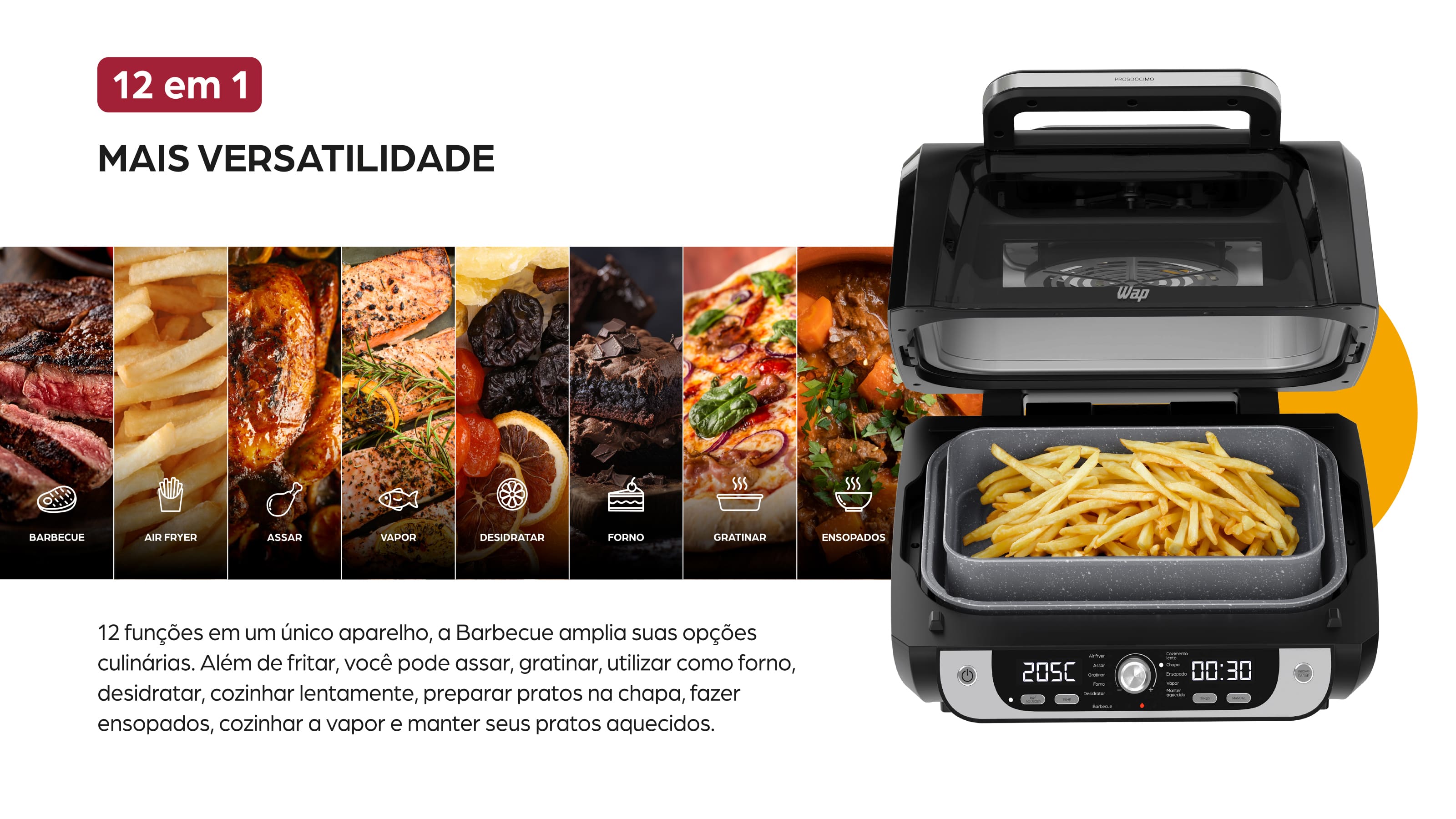 Fritadeira Air Fryer WAP Barbecue