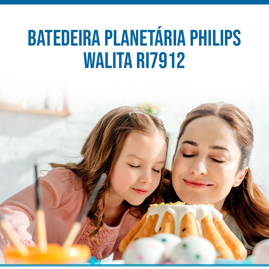 Batedeira Planetária Philips Walita RI7912 Branca