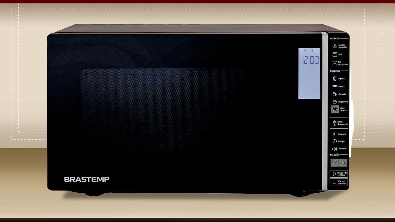 Micro-ondas Brastemp BMG45AE preto