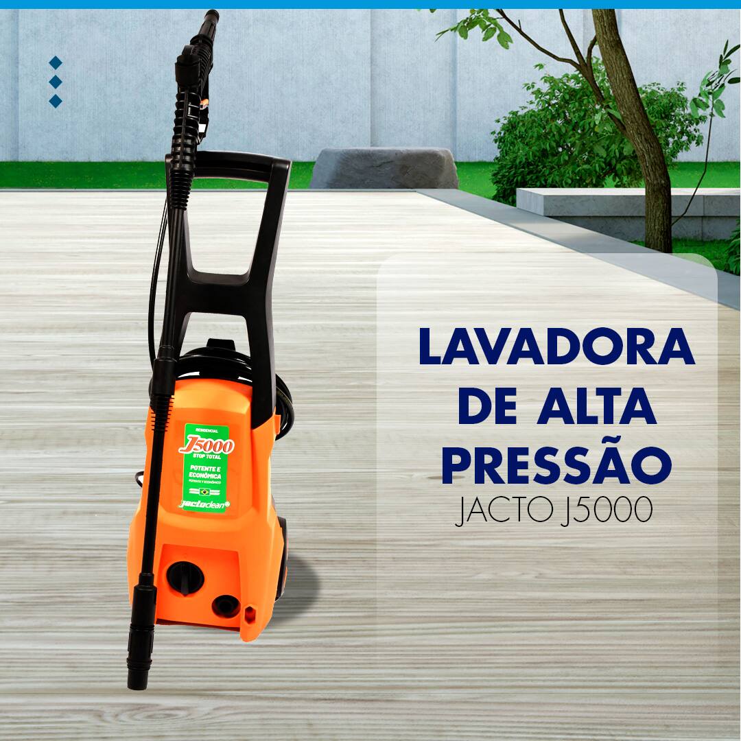 Lavadora de Alta Pressão Jacto J5000 Laranja 