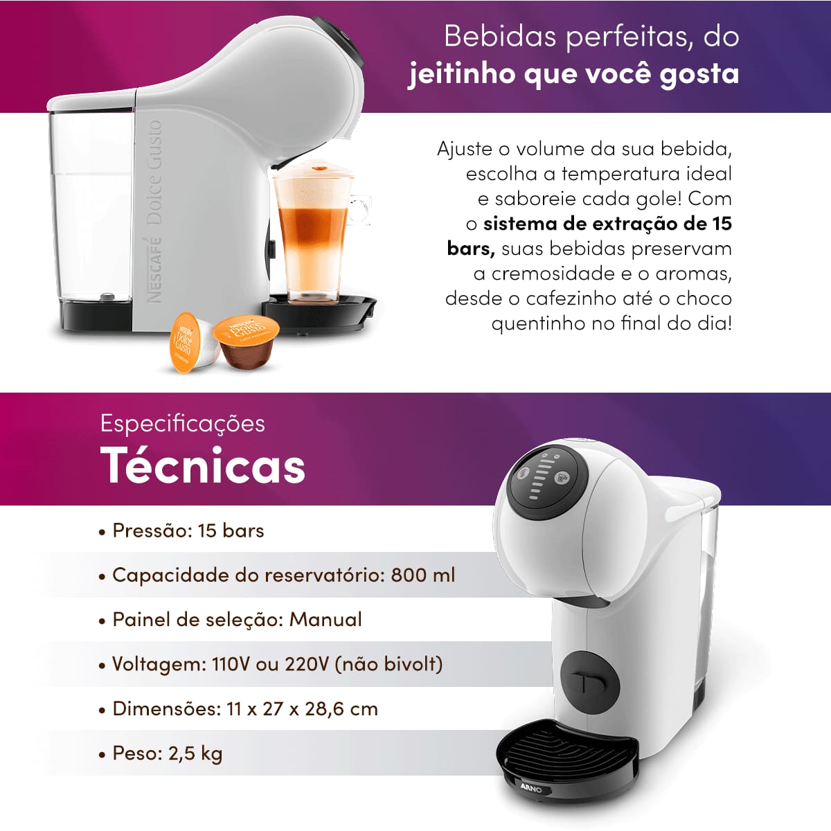 Dolce Gusto Genio S Basic Branca