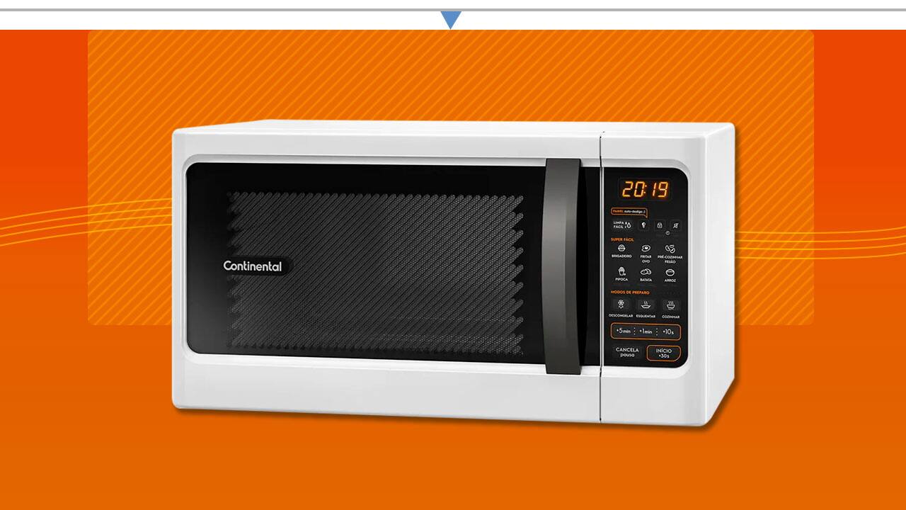 Conta com as funções descongelar, aquecer e cozinhar 