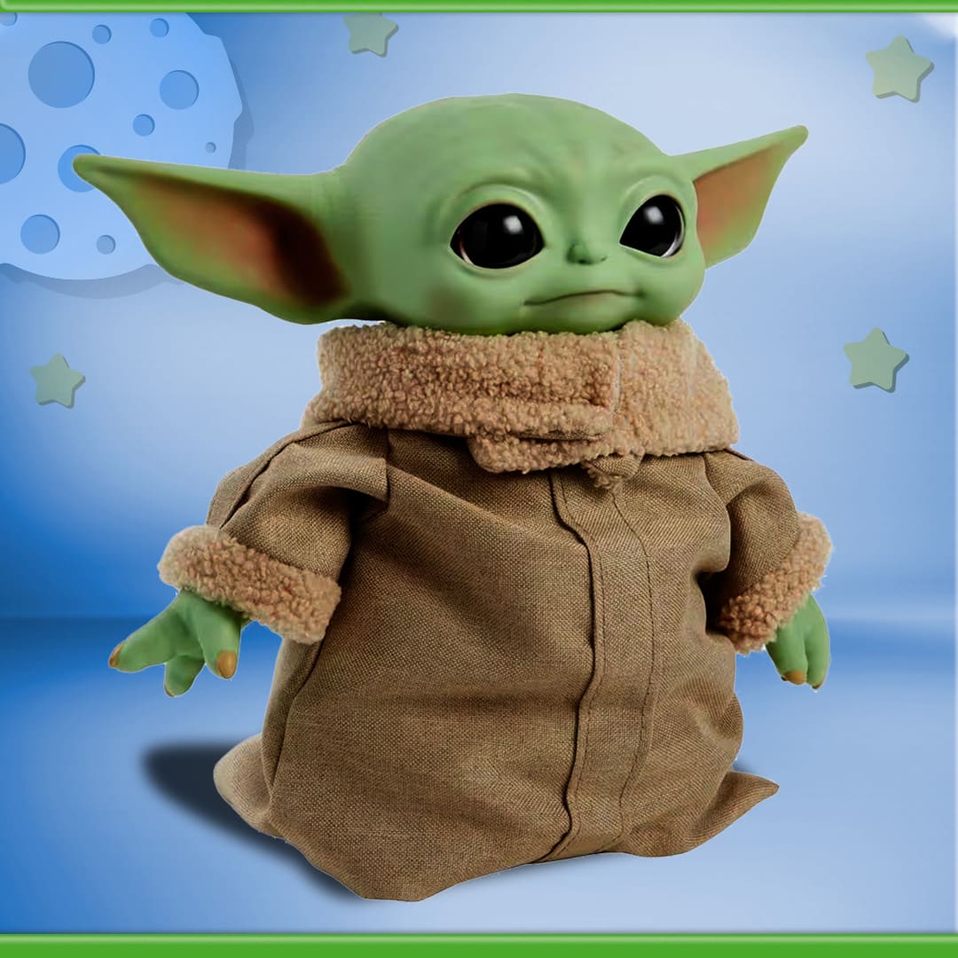 Pelúcia Baby Yoda Star Wars Mattel The Mandalorian GWD85 27cm