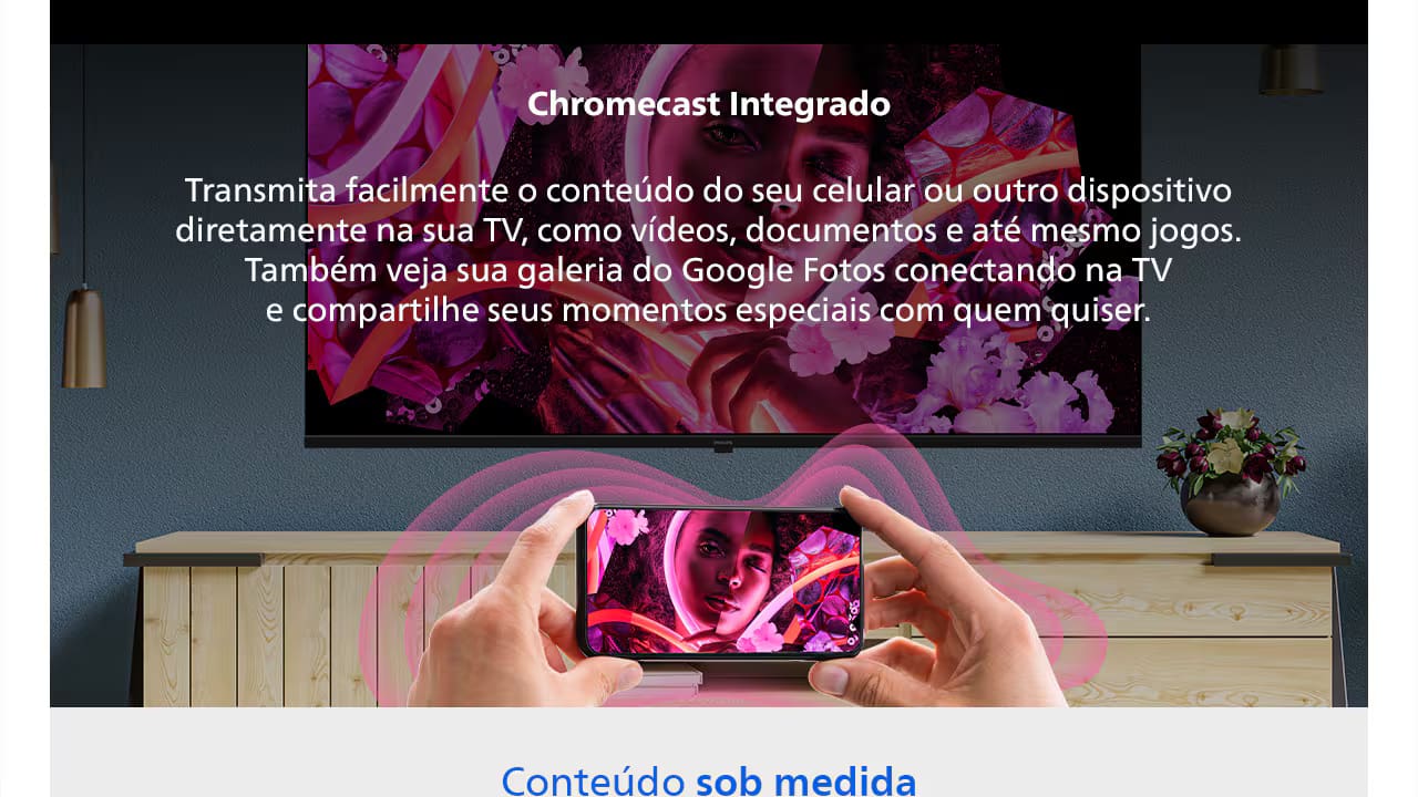 Smart TV LED 65" Ultra HD 4K Philips 65PUG7019/78