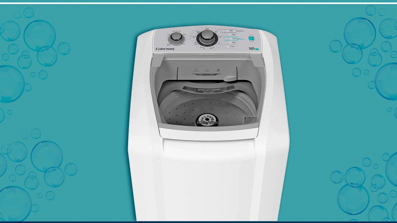 Lavadora Colormaq LCA12BBR economia reuso água