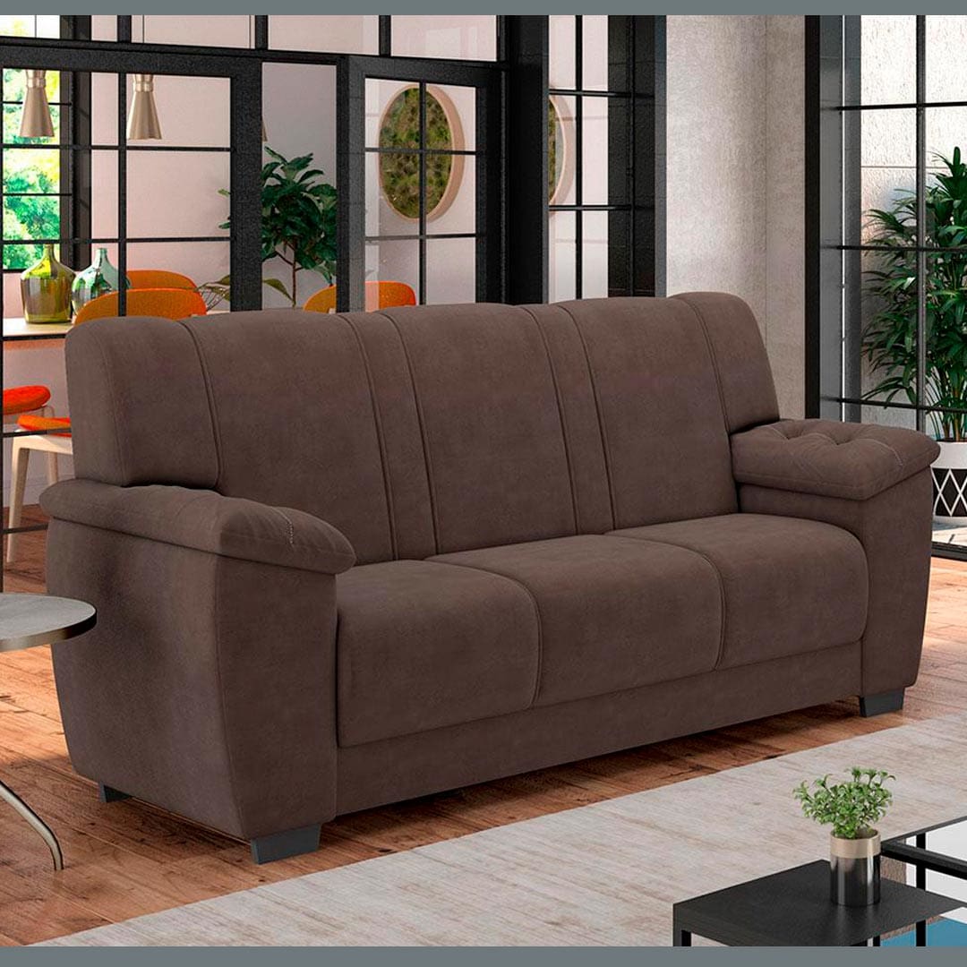 Sofá 3 Lugares Luizzi Roma II com 175cm | Extra