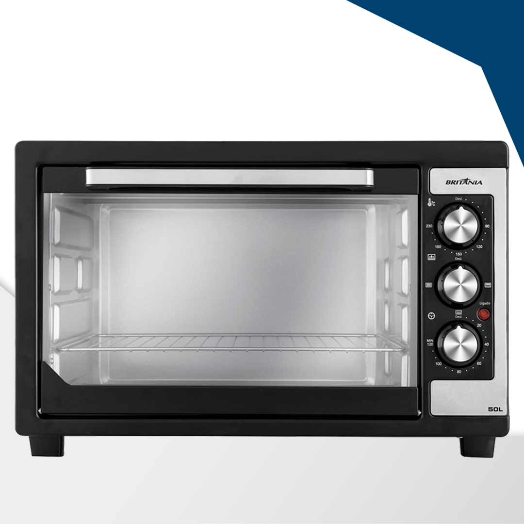 Forno Elétrico Britânia BFE50P Preto 50 Litros