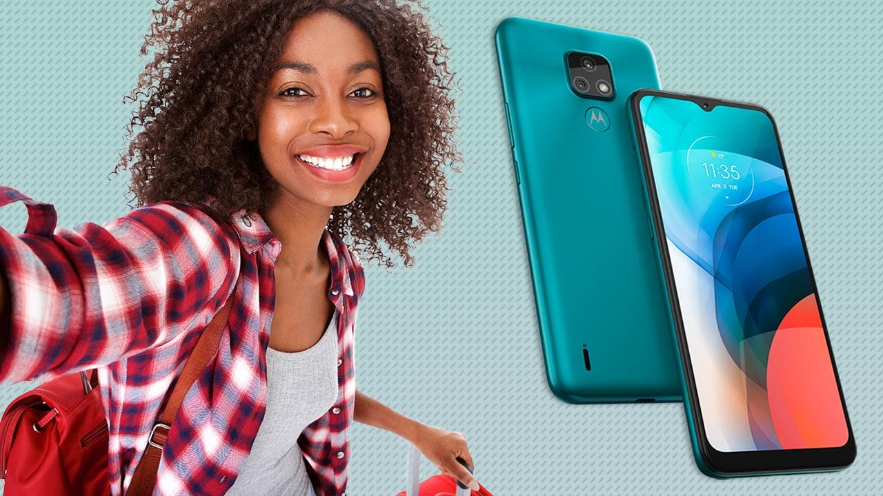 Smartphone Motorola Moto E7 câmera