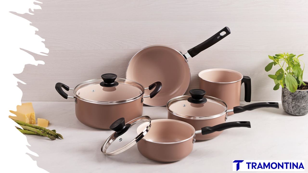 Jogo de Panelas Tramontina Évora 5 Peças