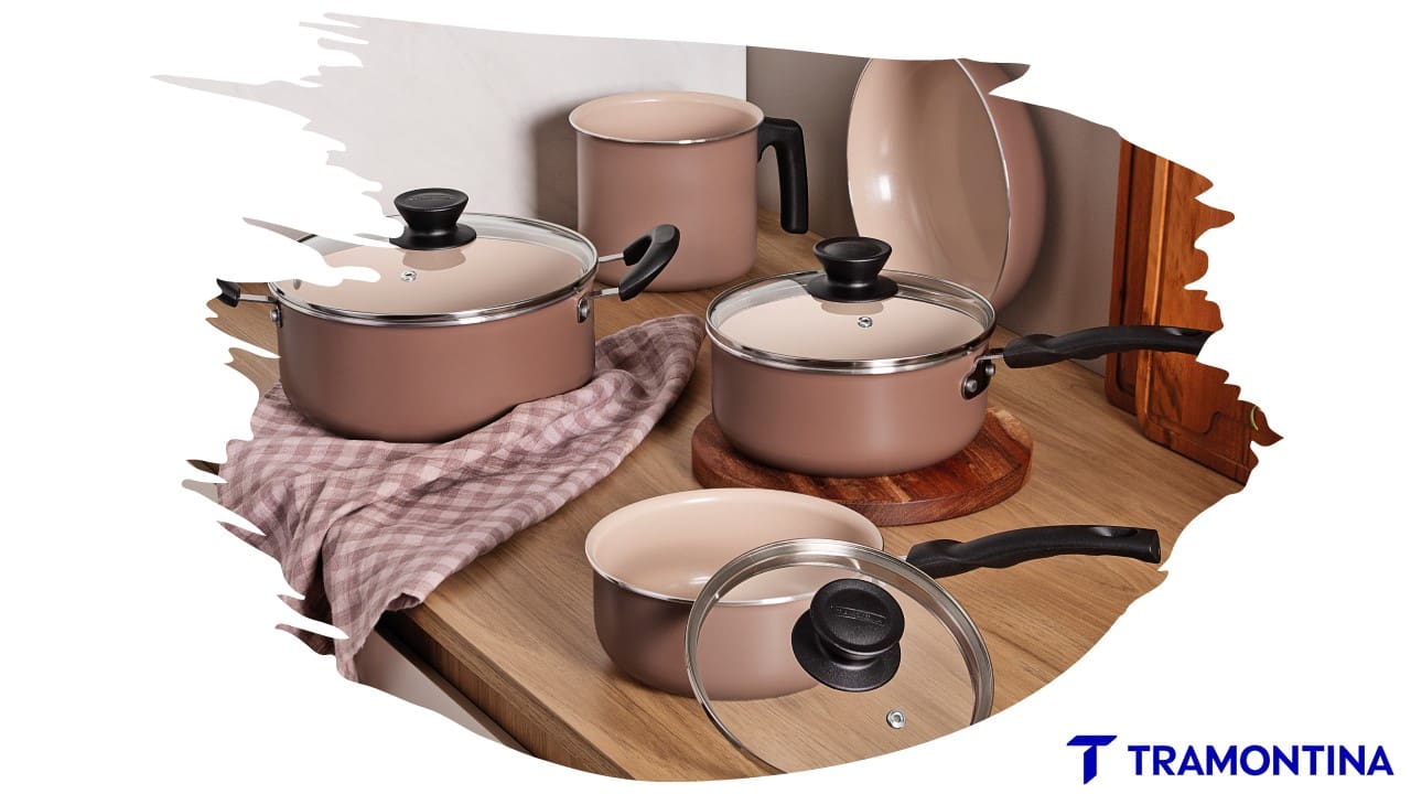 Jogo de Panelas Tramontina Évora 5 Peças