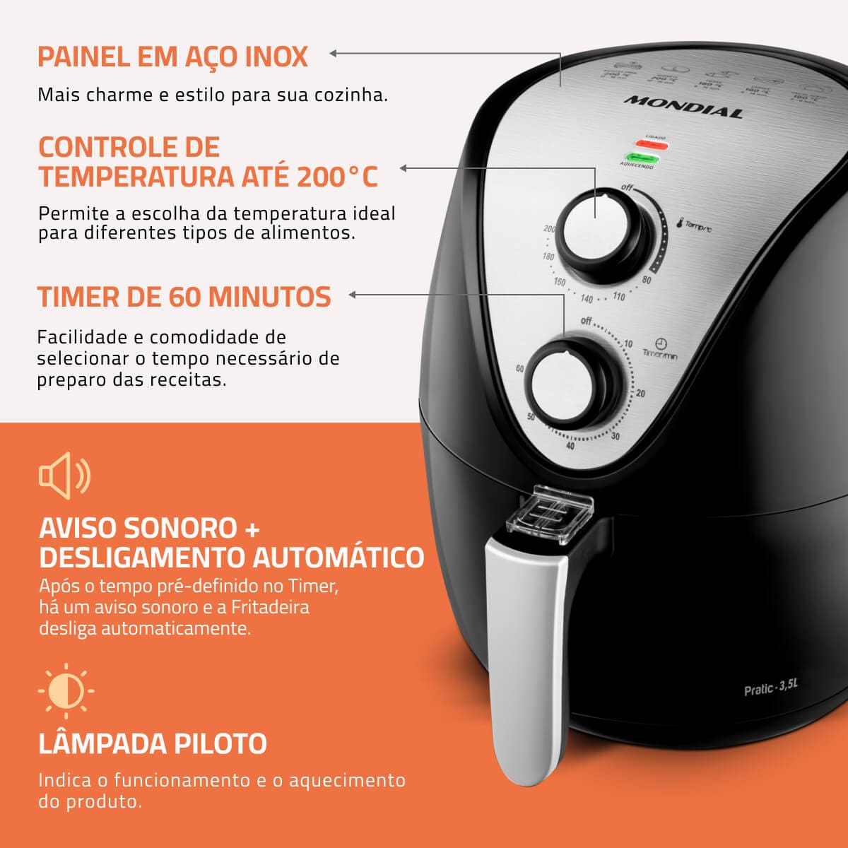 Fritadeira Mondial AF-30 Family