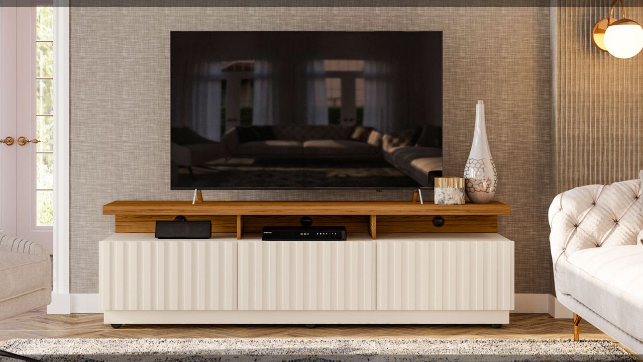 Rack Madetec Olimpo para TV de até 75 | Extra