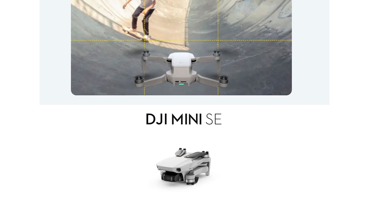 Drone DJI Mini SE Cinza